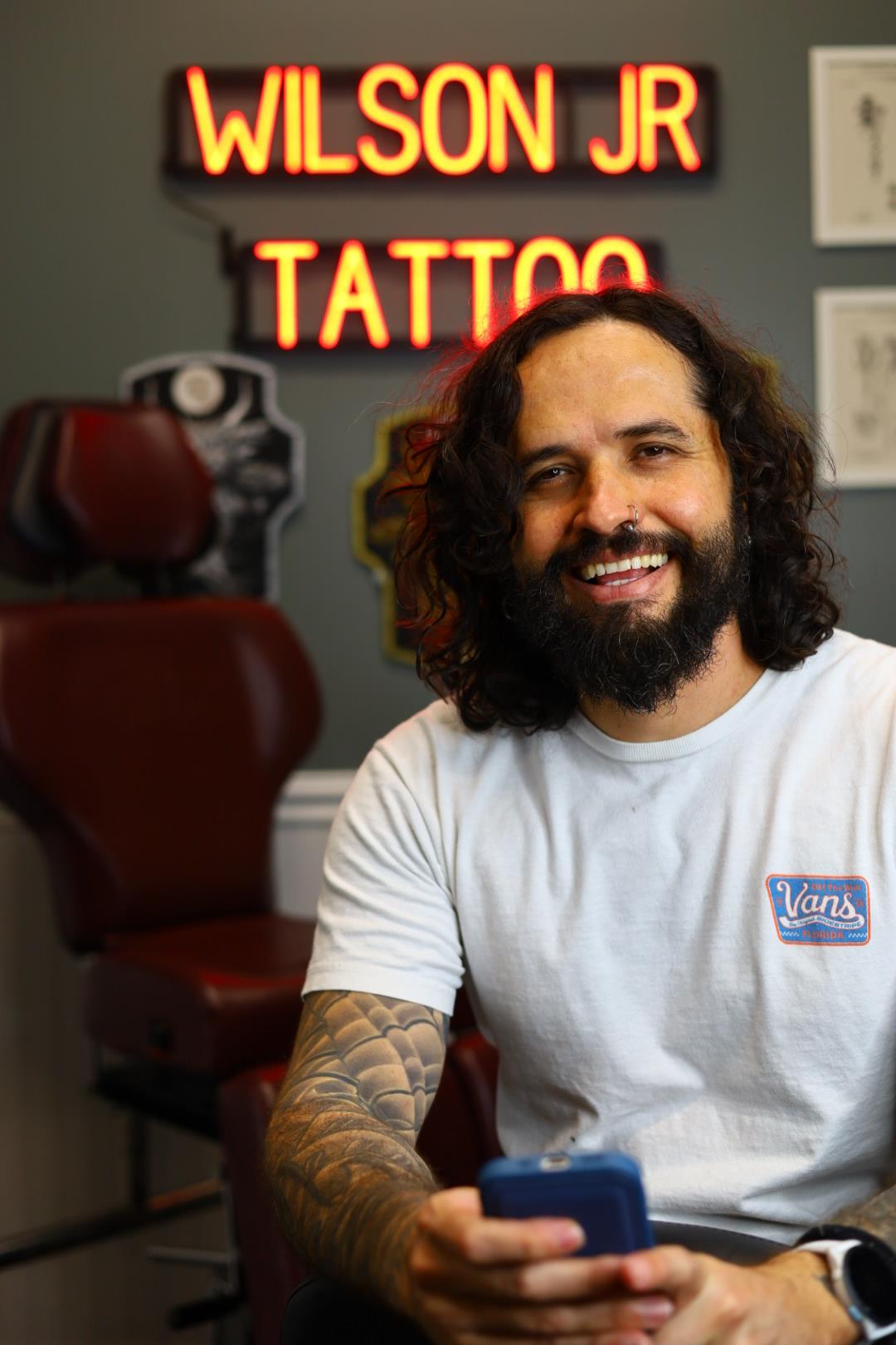Wilson Junior Tattoo — Wilson Junior, Studio 130 at Sola Salon Studios SoDo